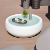 Tavolino rotondo 100 cm design moderno esterno Chubby Side Table Slide Costo