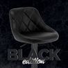Tabouret de bar industriel design moderne noir cuisine Philadelphia Black Edition Offre