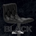 Honolulu Black Edition Drehbarer Barhocker Bar Küche Peninsula Design schwarz Angebot