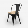 stuhl im industriestil design küche bar steel wood top light 