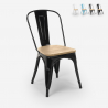 stuhl im industriestil design küche bar steel wood top light 