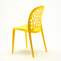 Chaise de cuisine salle à manger et bar empilable Design WEDDING Holes Messina 