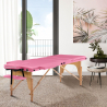 Table de massage pliante en bois lit esthétique esthéticienne portable Kingsize 