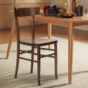 Chaise en bois rustique pour salle à manger cuisine bar restaurant Milano Vente