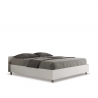 Doppelbett mit Bettkasten Sommier 160x190cm Weißes Design Nuamo Angebot