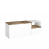 Buffet meuble d’entrée moderne et design 2 placards Zet Baix Acero Offre