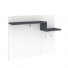 Wandgarderobe mit 2 Haken, Regal für Eingangsbereich, modernes Design Zet Cilan Ardesia Angebot