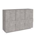 Moderner Design-Eingangsschrank 3-türig in Grau Ping Bronx M Angebot