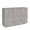 Moderner Design-Eingangsschrank 3-türig in Grau Ping Bronx M Angebot