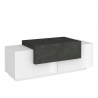 Credenza bassa 2 ante mobiletto da ingresso vano a ribalta Coro Baix Ardesia Offerta