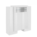 Vitrine 130cm mit 2 Türen Anrichte Wohnzimmer Esszimmer Pillon Trivum Angebot