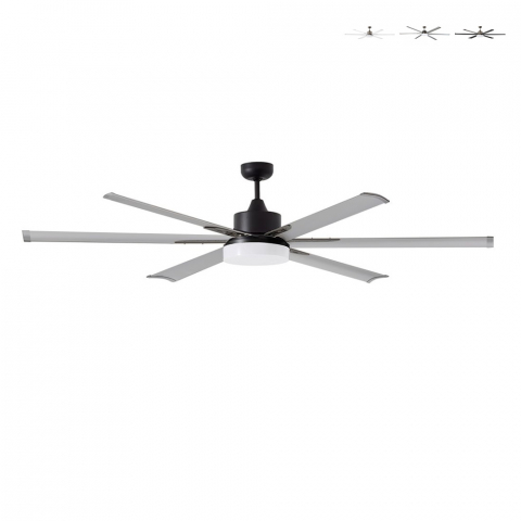Deckenventilator LED-Licht Leise 210cm Fernbedienung Albatross BL