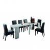 Tavolo sala da pranzo consolle allungabile 79x54-252cm grigio Margaret Offerta