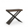 Consolle allungabile 90x40-300cm cm tavolo legno design moderno Diago Noix Offerta