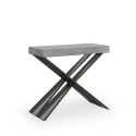 Design ausziehbarer Konsolentisch 90x40-300cm moderner Tisch Diago Concrete Angebot
