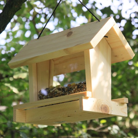 Wildvogelhäuschen aus Holz für den Außenbereich Cipì