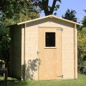 Casetta in legno da giardino rimessa box per attrezzi 198x198cm Regis Promozione