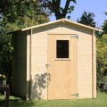 Casetta in legno da giardino rimessa box per attrezzi 198x198cm Regis Promozione