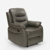 Poltrona relax reclinabile per anziani poggiapiedi salotto Panama Lux Saldi