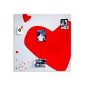 Magnetische Wand Kreidetafel Design Herz dekorative Herz Sales