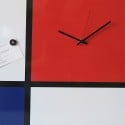 Horloge murale Mondrian tableau noir magnétique design moderne Catalogue