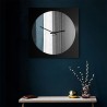 Wanduhr mit rundem Spiegelrahmen modernes Design Narciso Katalog