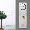 Orologio da parete verticale lavagna magnetica calendario design S-Enso Prezzo