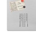 Orologio da parete verticale lavagna magnetica calendario design S-Enso Misure