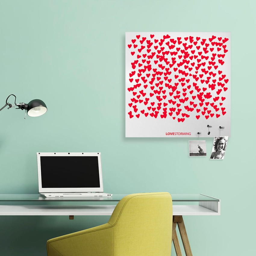 Tableau magnétique design cœur décoratif mural Lovestorming Promotion Tableau magnétique design cœur décoratif mural Lovestorming Promotion