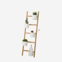 Modernes Minimalistisches 4-Stufen-Holzleitertopf Stairway Verkauf