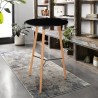 Hoher Tisch für Hocker Skandinavisches Holzdesign 60x60 rund aus Holz Shrub Angebot