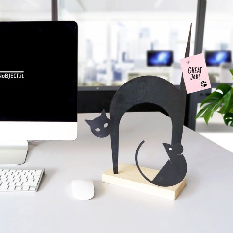 Magnettafel minimal modernes Design Büro Schreibtisch Cat Mouse Aktion
