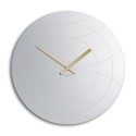 Wandspiegel Uhr modernes Design rund gold Elegance Angebot