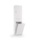 Mobiler Wäschekorb Säule Badezimmer Waschküche Platzsparer Korb Angebot