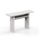Consolle allungabile tavolo scrivania legno bianco 120x35-70cm Oplà Offerta