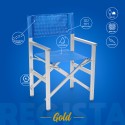 4er Set Klappbare Strandstühle Klappstühle Aluminium Regista Gold Kauf