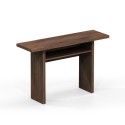 Consolle allungabile tavolo legno scuro scrivania 120x35-70cm Oplà Offerta