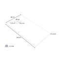 Piatto doccia filo pavimento resina rettangolare 160x80 Stone 