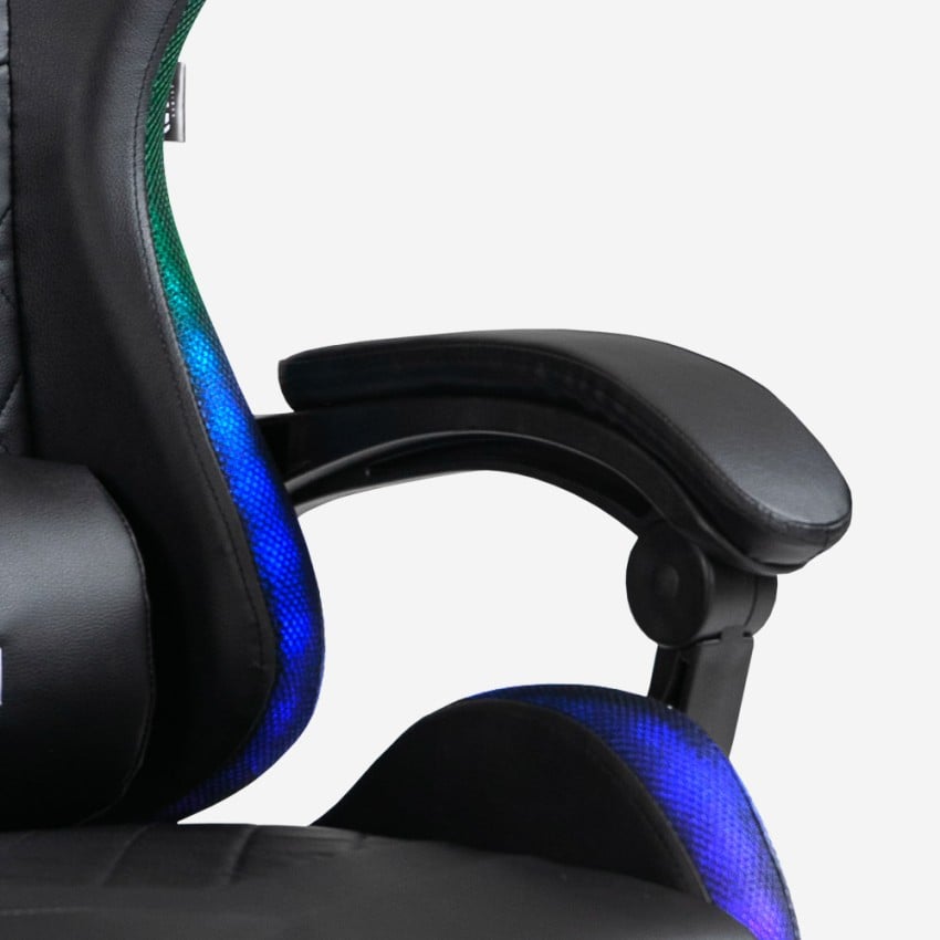 The Horde Plus sedia gaming poltrona LED massaggiante reclinabile ergonomica