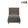 Lit simple 90x200 avec rangement tête de lit chambre enfants moderne Focus S1 Prix
