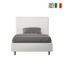 Letto piazza e mezza 120x200 francese contenitore similpelle Focus P1 Costo