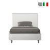 Letto piazza e mezza 120x200 francese contenitore similpelle Focus P1 Costo