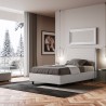 Letto piazza e mezza 120x200 francese contenitore similpelle Focus P1 