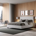 Letto matrimoniale 160x200 contenitore moderno similpelle Focus M1 Caratteristiche