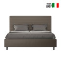 Letto matrimoniale 170x200 contenitore similpelle moderno Focus M3 Costo