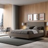 Letto contenitore matrimoniale 170x210 similpelle moderno Focus M4 