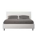 Letto matrimoniale contenitore 160x190 similpelle moderno Adele M Saldi