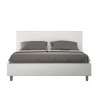Letto matrimoniale contenitore 160x190 similpelle moderno Adele M Saldi