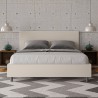 Letto matrimoniale contenitore 160x190 similpelle moderno Adele M Vendita