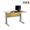 Rechteckiger 120x80cm höhenverstellbarer Design-Schreibtisch für das Büro Omega Verkauf
